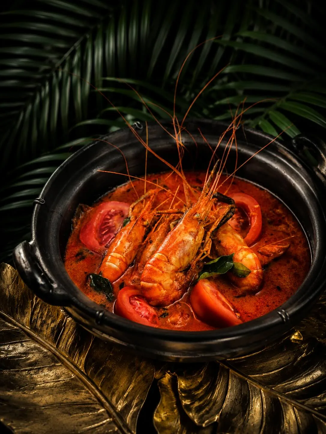 Thai prawn soup